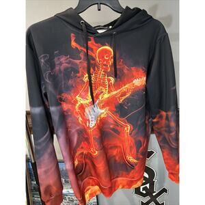 John Hancock Men’s Hoodie Size 2XL Black/Multi